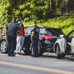 Car accident that could’ve occurred due to a mechanical failure.