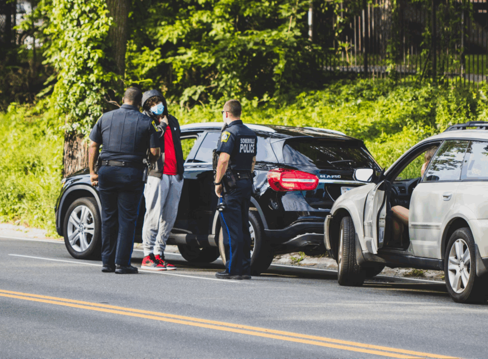 Car accident that could’ve occurred due to a mechanical failure.